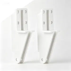Replacement Storm Door Closer Bracket Kit, 2 Pack Screen Door Hardware Parts Plastic Post Jamb Mounting Accessories for Home Repair, White Durable Components, Easy Install Door Closer Replacement Parts