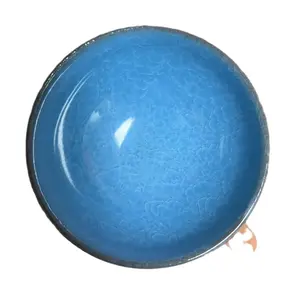 Handcrafted Celadon-Glazed "Crackle" Jianzhan Tea Cup — Authentic Chinese Teaware by a Renowned Master — Includes Gift Box — Kiln-Fired "Ice-Crack" Celadon Jianzhan