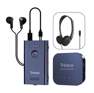 Trihear TRI-CONVO-MORE Tri Hear Convo More Hearing Amplifier with Remote Microphone & Over-Ear Headphone