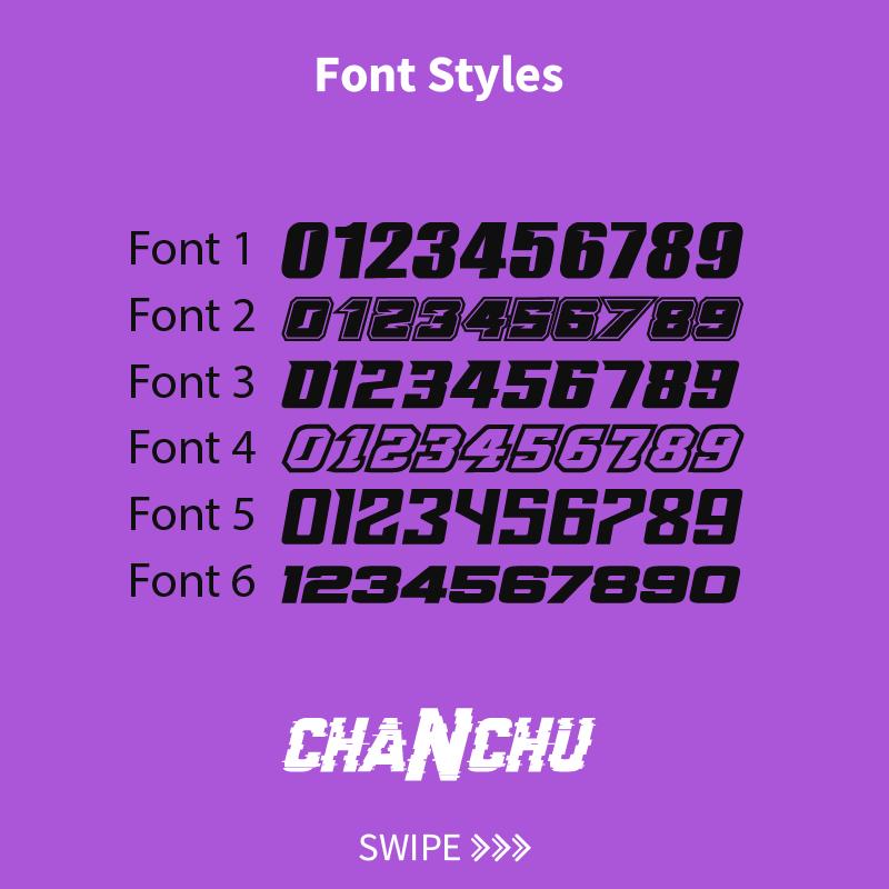 SHADOW ODI E-Bike Number Plate Decal - Made to order