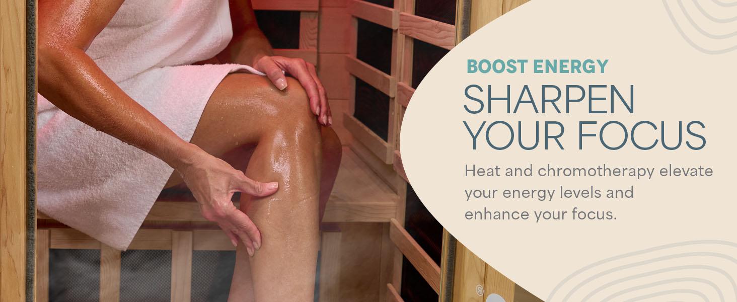 LifePro Rejuvacure Low-EMF Wooden Far Infrared Sauna for Home - Tempered Glass Door 1 Person Indoor Sauna Box with 7 Chromotherapy, Bluetooth Speakers, Canadian Hemlock Wood and Carbon Fiber Heaters LifePro Rejuvacure Low-EMF Wooden Far Infrared Sauna for Home - Tempered Glass Door 1 Person Indoor Sauna Box with 7 Chromotherapy, Bluetooth Speakers, Canadian Hemlock Wood and Carbon Fiber Heaters