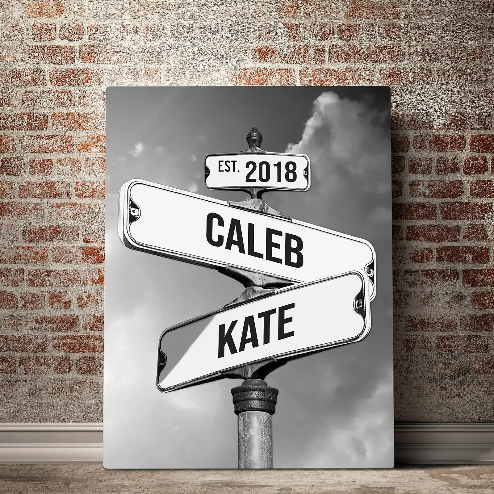 Custom Couples Street Sign