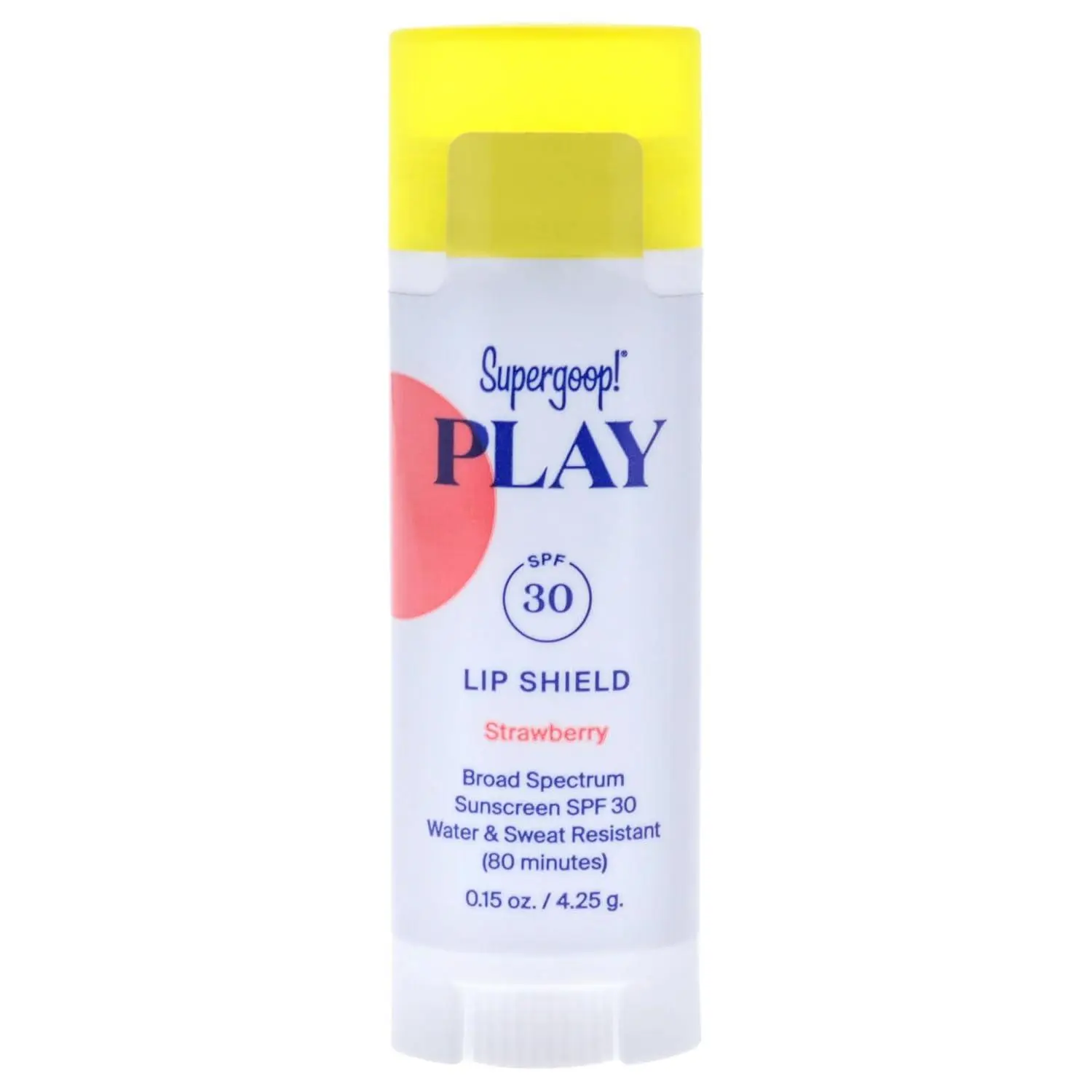 Supergoop! PLAY Lip Shield SPF 30 - Hydrating SPF Lip Balm - Moisturizing Treatment for Dry Cracked Lips - Broad Spectrum UV Protection