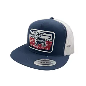 Lazy J Hat - Navy & White Liberty Classic