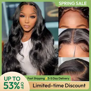 [Spring Must Have] Asteria Hair Ready To Go Glueless Wig Body Wave 7x5/7x4 Pre Cut Lace Closure Human Hair Wigs Bleached Knots with 250% Density #GetReadyforFashionWeek