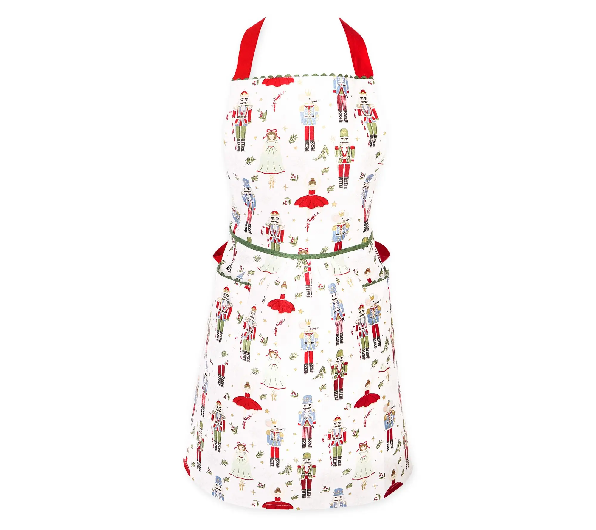 Design Imports Christmas Dance Printed Apron