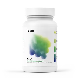 Heylo Man UP Men’s Vitality  Supplement with Ashwagandha, Shilajit, Zinc, Tongkat Ali, DIM, Quercetin & BioPerine – Supports Energy, Hormone Balance & Stress