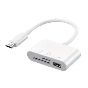 Micro USB SD Card Reader OTG Adapter 2.0/3.0 Port Compatible For MacBook Pro Laptop PC Camera Mobile Phones Micro USB