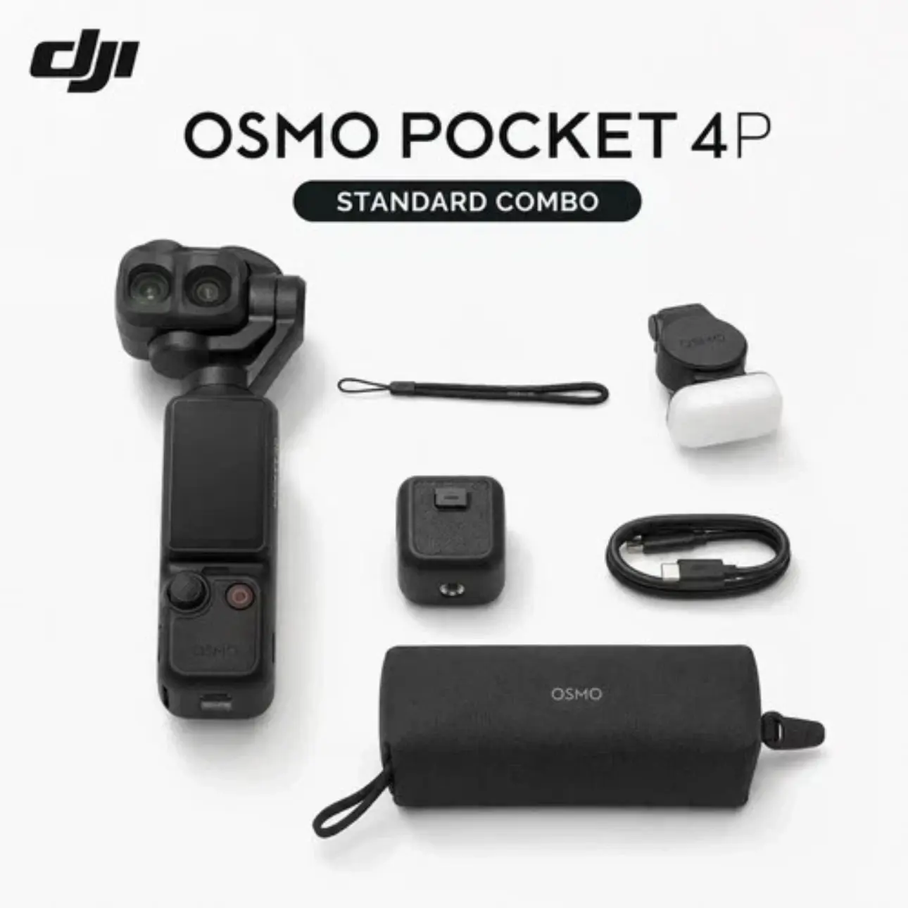 DJI Osmo Pocket 4P Vlog Combo Creator 8K/240fps Gimbal Action Camera