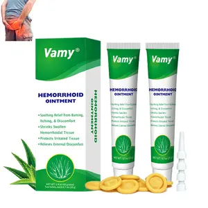 VAMY Natural Hemorrhoid Cream (1.4 oz) – Gentle Relief for Pain, Itching & Swelling – Aloe & Beef Tallow for Sensitive Skin – Includes 10 Finger Cots for Clean, Hygienic Use tiktokshopspringglowup