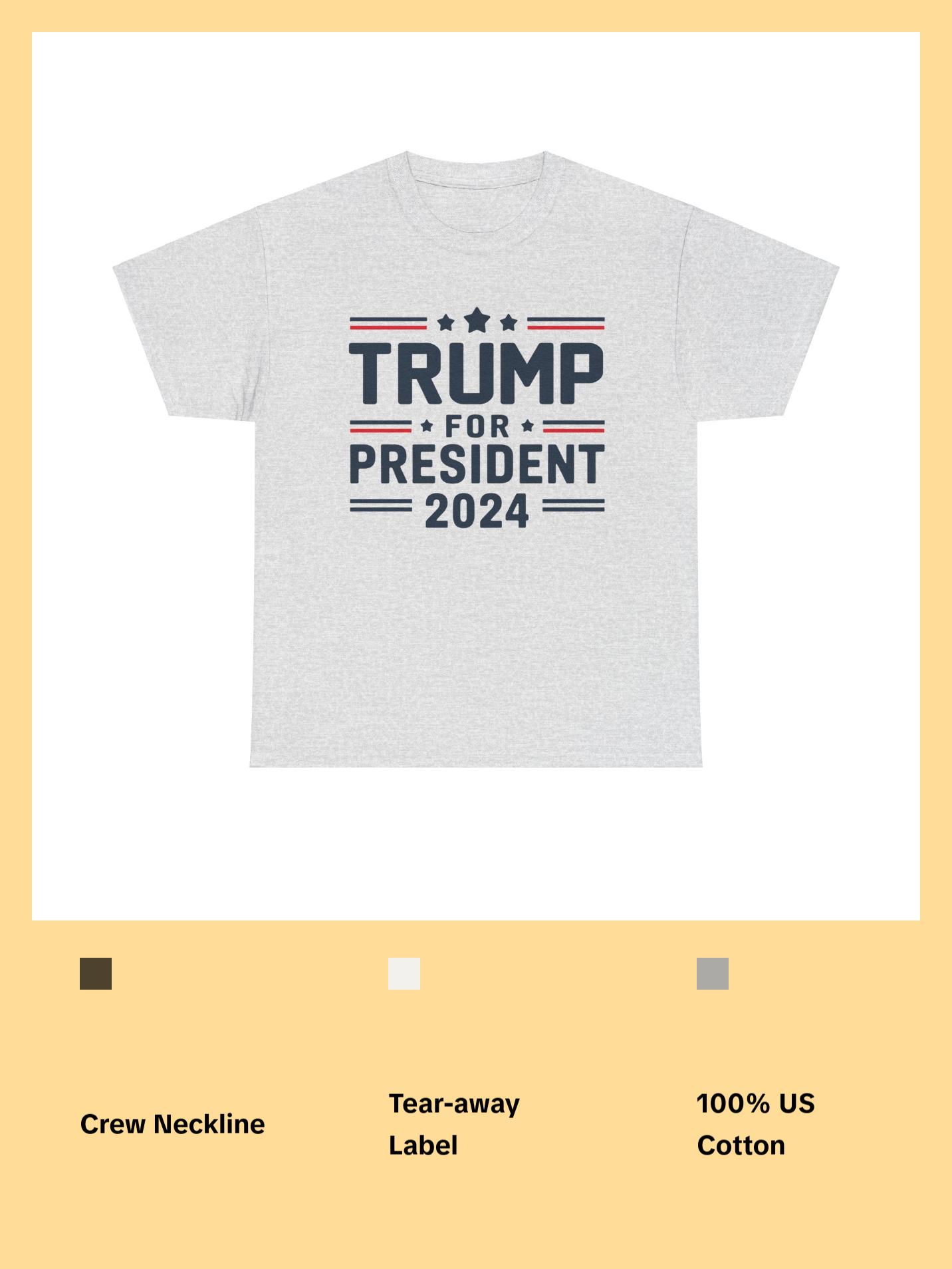 Trump for President - Unisex Heavy Cotton Tee
