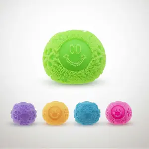 FLOWER POWER FUZZ BALL  (5 colors)