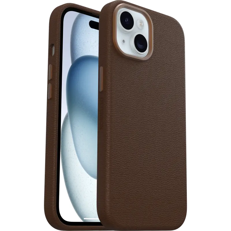 OtterBox iPhone15, iPhone 14 and iPhone 13 Case Symmetry Series Cactus Leather