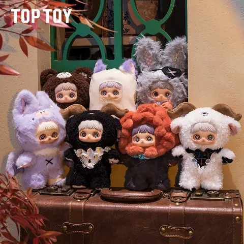 TOPTOY Maymei Dark Forest Series Furry Look Cute Collectible Blind Box - Fluffy Milky Stuffed Kawaii Bunny Rabbit Theme Toy, Random Set for Collecting, 12+ Age Gift