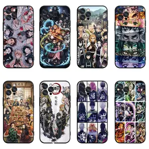 Demon Slayer Phone Case | Tanjiro Nezuko & Hashira Kimetsu No Yaiba Art Cover For iPhone 11/12/13/14/15/16/17 Pro/Pro Max/Plus & Samsung S23/S24/S25/S26 Ultra, Protective Case For Anime Fans, Birthday/Christmas Gift