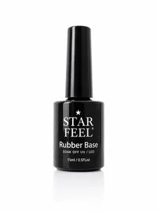 STAR FEEL Rubber Base Gel for Nails – Long Lasting UV/LED Soak Off Base Coat