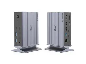 Rosewill 14-in-1 Thunderbolt 4 Docking Station with Switch Button, 8K Display, Triple Display, 135 Power Adapter & 40Gbps Transfer - RHUB-TB4