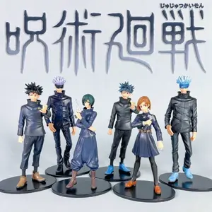 JJK Action Figurines - 6 Characters in Detailed Costumes - Perfect for Collectors and Fans, Anime Lovers