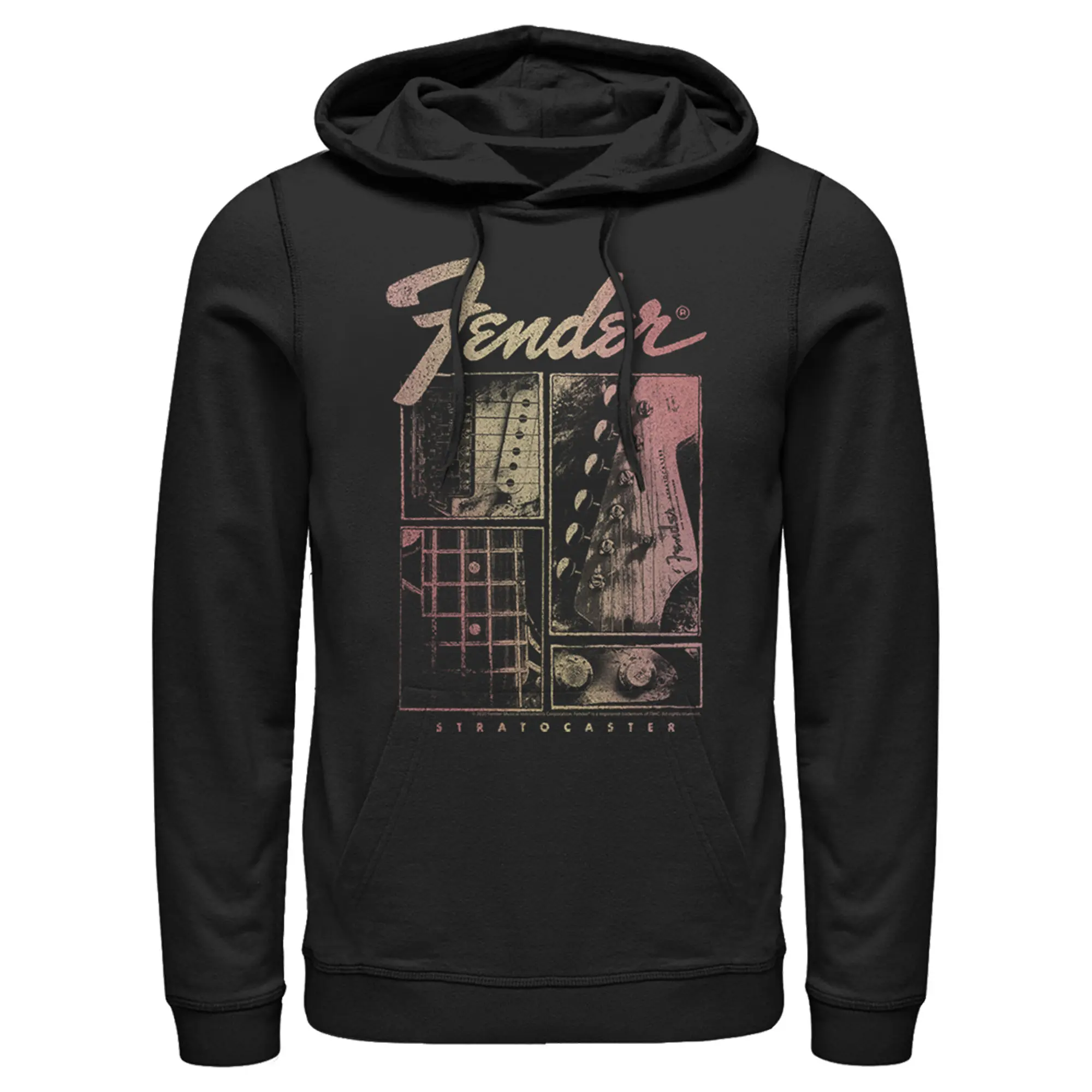 Men's Fender Sunburst Stratocaster Pull Over Hoodie