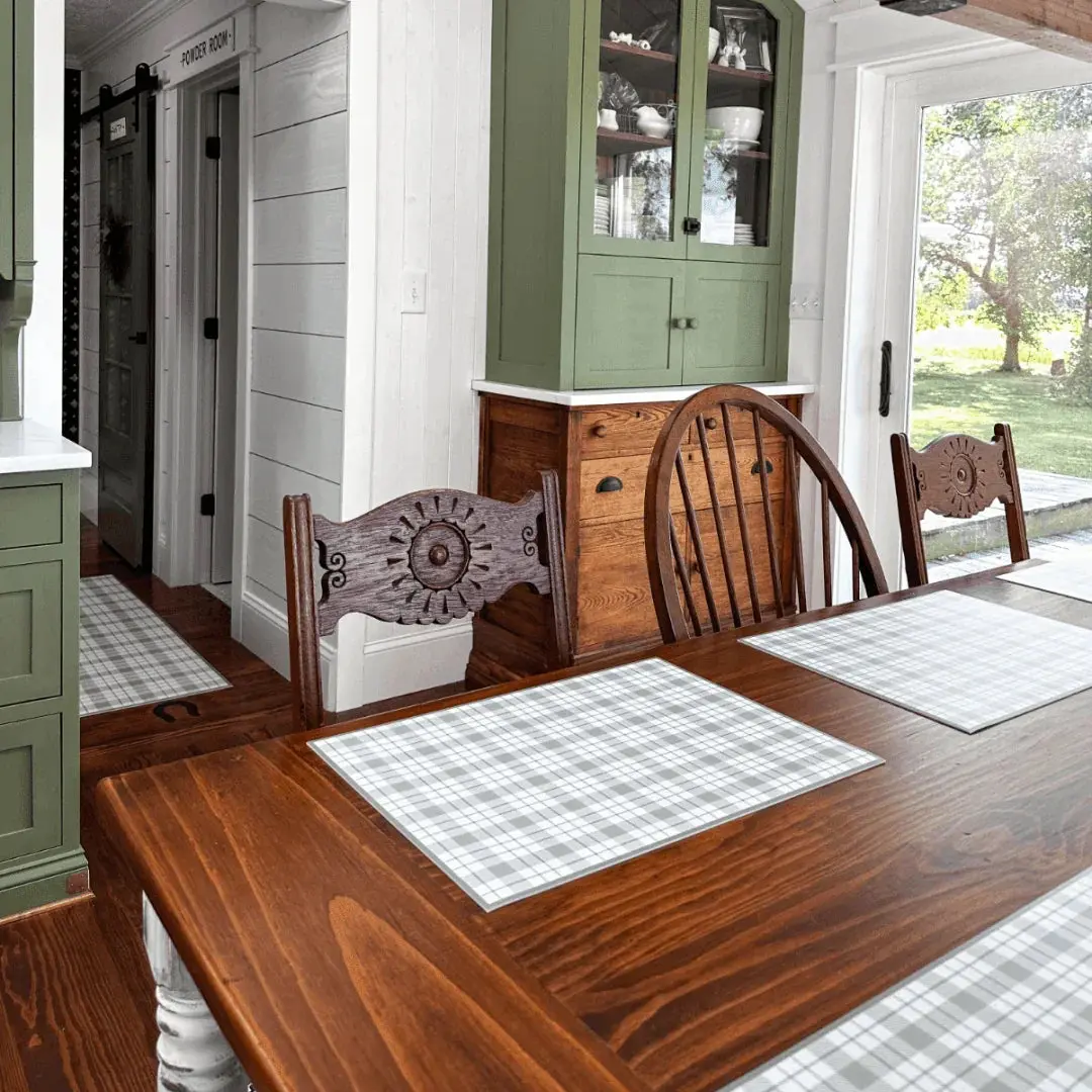 Emily Placemat | Sage Green - Premium Vinyl Mat