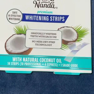Product Review of GuruNanda Whitening Strips, 7-day treatment (7 Packets - 2 Strips per pack) - Non-Slip, Dry Strip Technology from B**😽