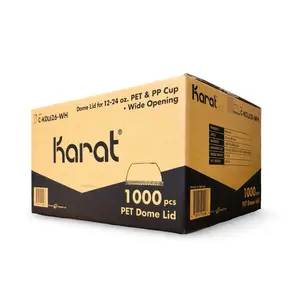 Karat dome lids (12-24oz) 1000pc