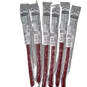 Amish Country Black Pepper Beef Sticks 6 - 1oz Individually Wrapped Packages Classic Snack for Casual Sharing Mild Taste United States Dried Dry