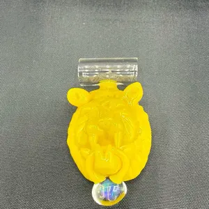 Door Knocker Lion Pendant - Canary Yellow