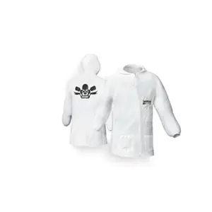 212 MAIN DeVilbiss Pullover Hoodie Lab Coat - 3XL Size, Elastic Cuffs, Lightweight Nylon, Full Zipper Workwear Uniform for Sports & Outdoor Coaches