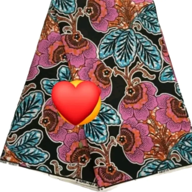 Authentic African Super Wax Print 100% Cotton 6yards