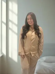 Mocha Dream Set - Soft Ribbed Modal Pajama Set for Comfortable Sleep & Cozy Nights - Elegant Ribbed Texture & Relaxed Fit