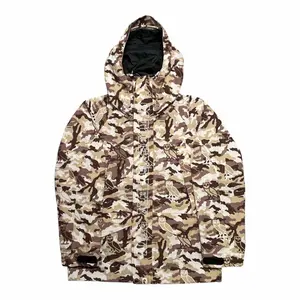 Bape x OVO Woodland Camo Snowboard Jacket Beige