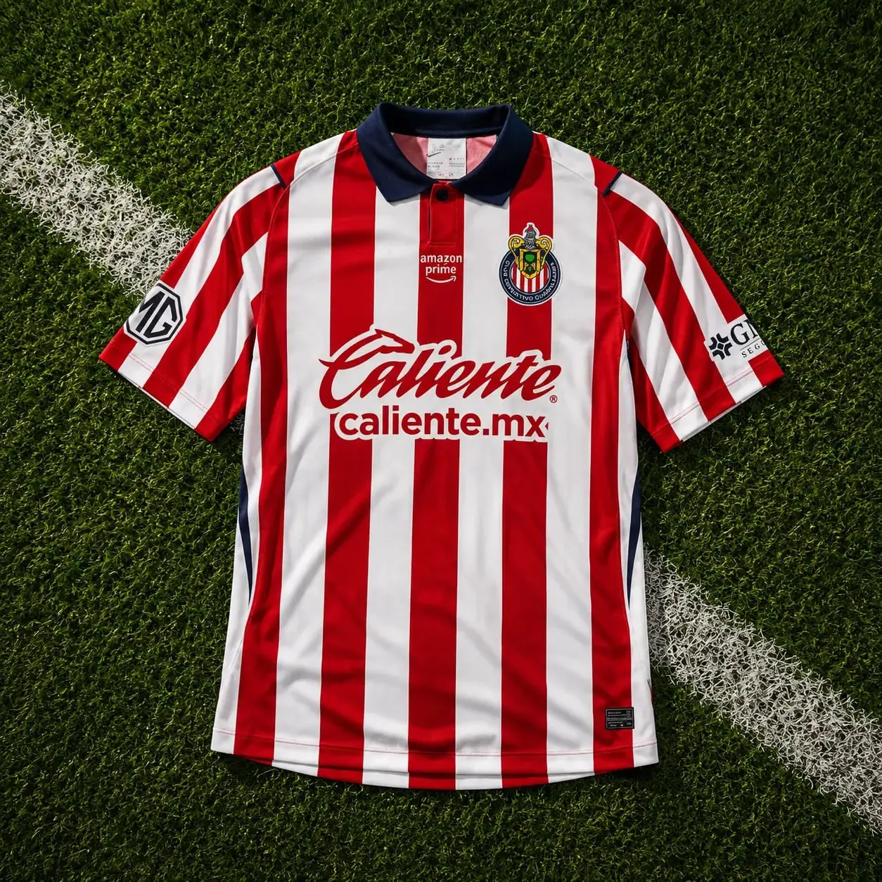 Men's Red Chivas Home Soccer Shirt 2026-27, Liga MX Football Shirt, Short Sleeve Fan Sportswear, Short Sleeve Football Jersey, Lightweight Breathable Sports Uniform