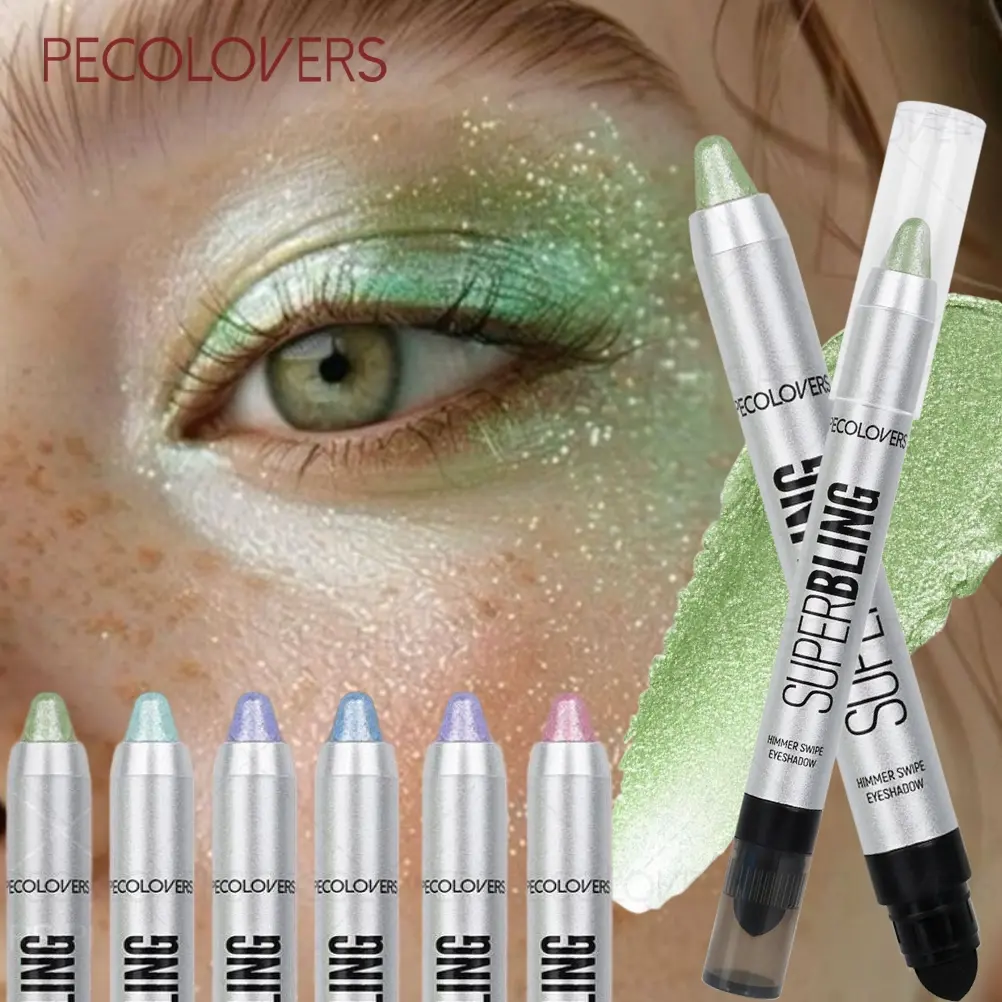 6pcs/set Brightening High Light Shimmer Eyeshadow Makeup Stick, Waterproof & LongLasting, Rich In Colors, Suitable for Daily Use