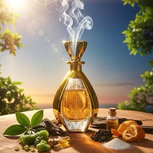 Solar Skin (U) Oil Base Woody Green Aromatic Powdery Fresh Spicy Balsamic Warm Spicy Citrus Perfume Oil