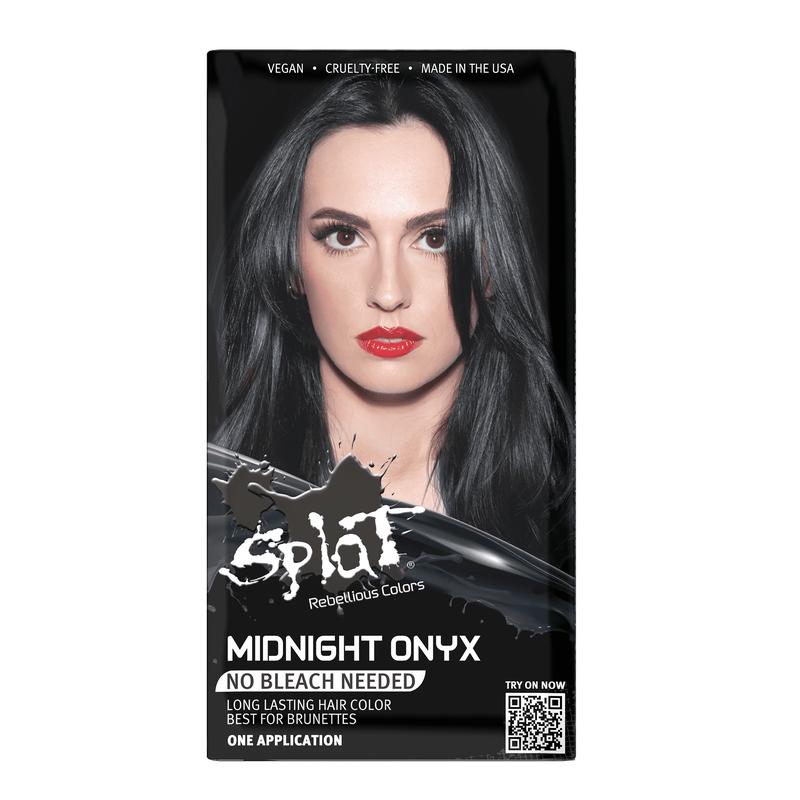 Midnight Onyx No Bleach Black Semi-Permanent Hair Dye Kit