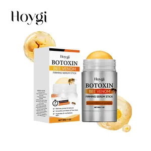 Hoygi Bee Venom Skin Firming Essence Serums Stick Balm, Handy Gentle Moisturizing Hydrating Lifting Neck Facial Contour Care, Face & Neck Treatment