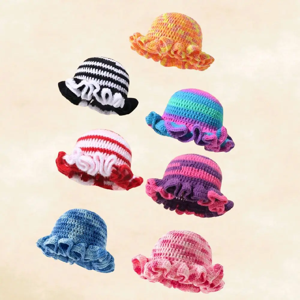 Multicolor Crochet Hat - Assorted Colors for Stylish Wear