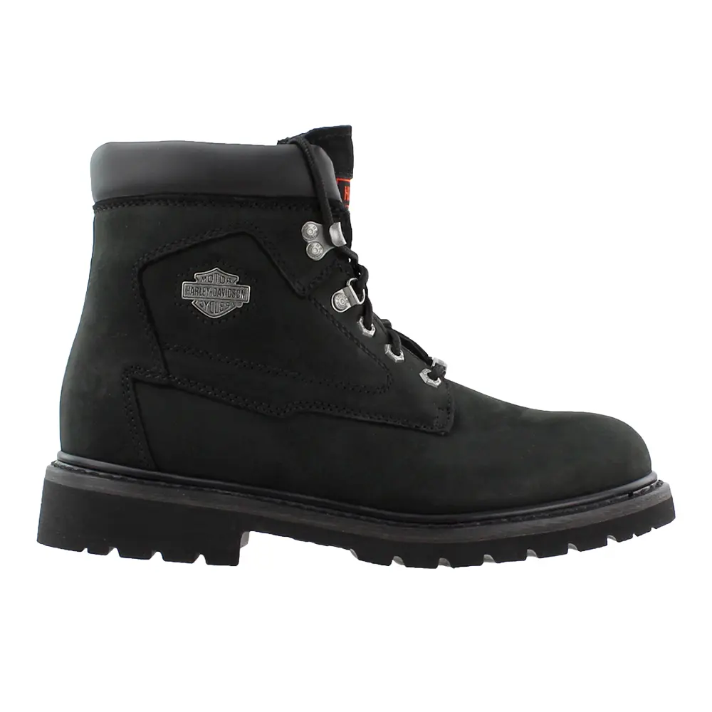 Harley-Davidson Footwear Mens Badlands Motorcycle Casual Boots Ankle - Black