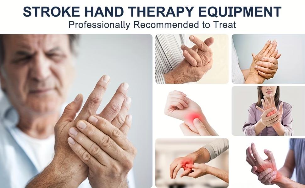 New upgraded rehabilitation gloves for patients with stroke, hemiplegia, and hand function impairments; robotic hand trainer, recovery device, finger strength training equipment