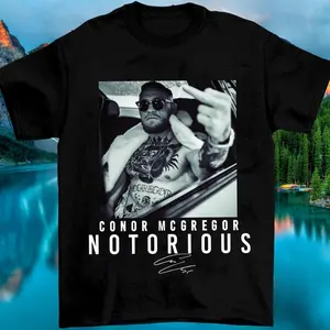 Hot Conor Mcgregor Middle Finger - Notorious Cotton Unisex S-5xl Shirt 4h941440