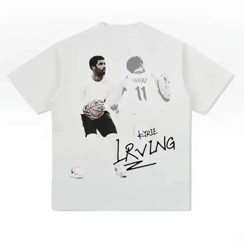 Vintage Kyrie Irving Graphic Tee - Retro Unisex Shirts Menswear Outfit
