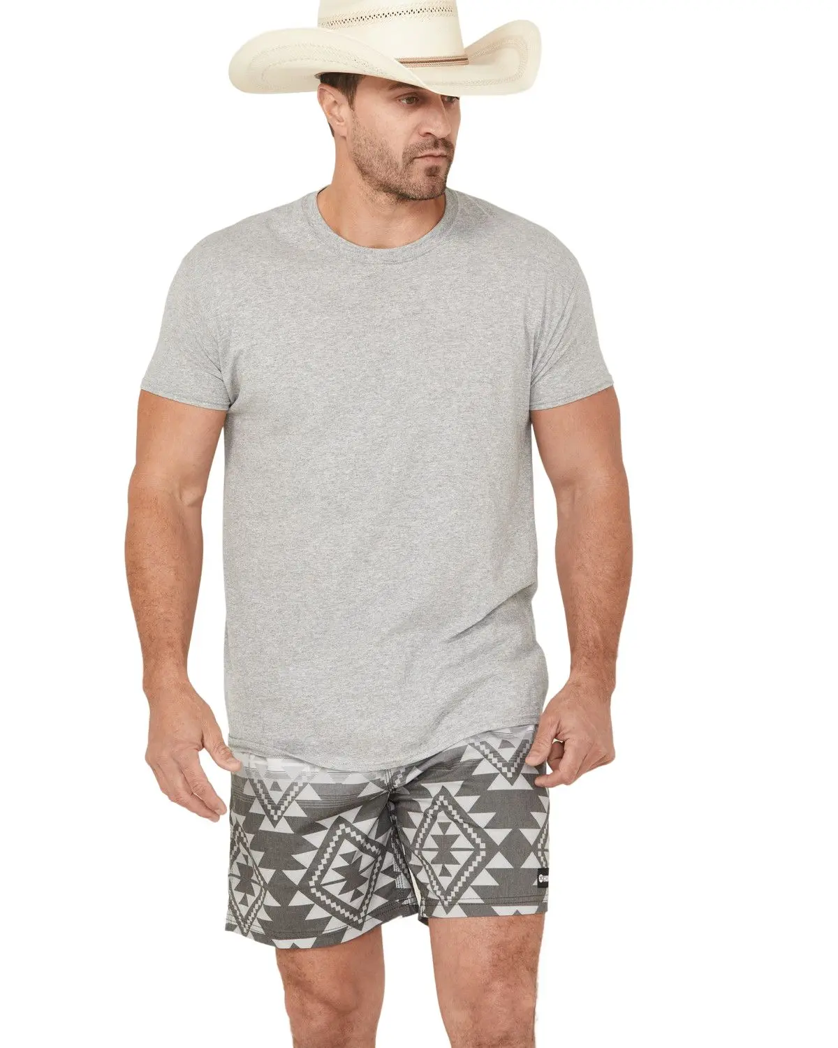 Hooey Men's Men'S Big Wake Southwestern Print Board Shorts - Hb2034az