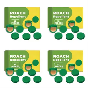 MoonSpry Roach Repellent, Domestic Dormitory Kitchen Powerful Cleaning Cockroach Exterminator Cockroach Gel Bait Pest Control Kit Rodent Repellent Pouches for Indoor & Outdoor roach repellent kit