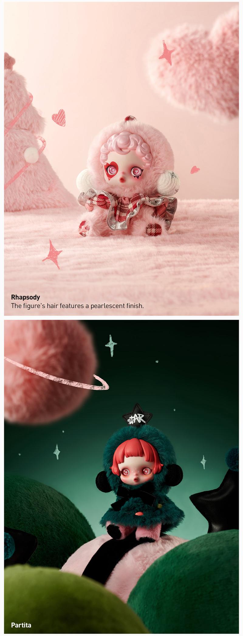 POP MART SKULLPANDA Winter Symphony Series Plush, Blind Box