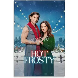 Movie Hot Frosty Poster Christmas Comedy Movie Poster (4) Canvas Painting Wall Art Poster for Bedroom Living Room Decor