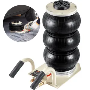 VEVOR Air Jack, 3 Ton/6600 lbs Triple Bag Air Jack, Airbag Jack with Six Steel Pipes, Lift up to 17.7 inch/450 mm, 3-5 s Fast Lifting Pneumatic Jack, with Short Handles for Car Repair