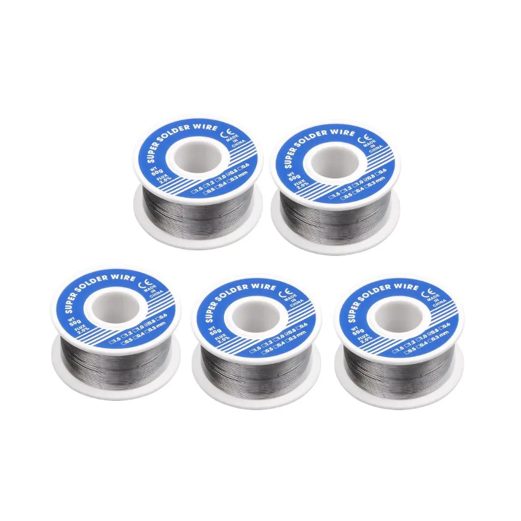 5-Piece Solder Wire Set for Home Use, Stainless Steel Solder Wire, New Copper Iron Repair Tool, Multi-Functional Soldering Wire