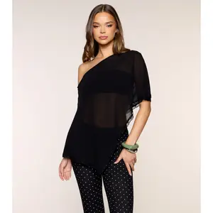 Moonlit Escape Chiffon Poncho