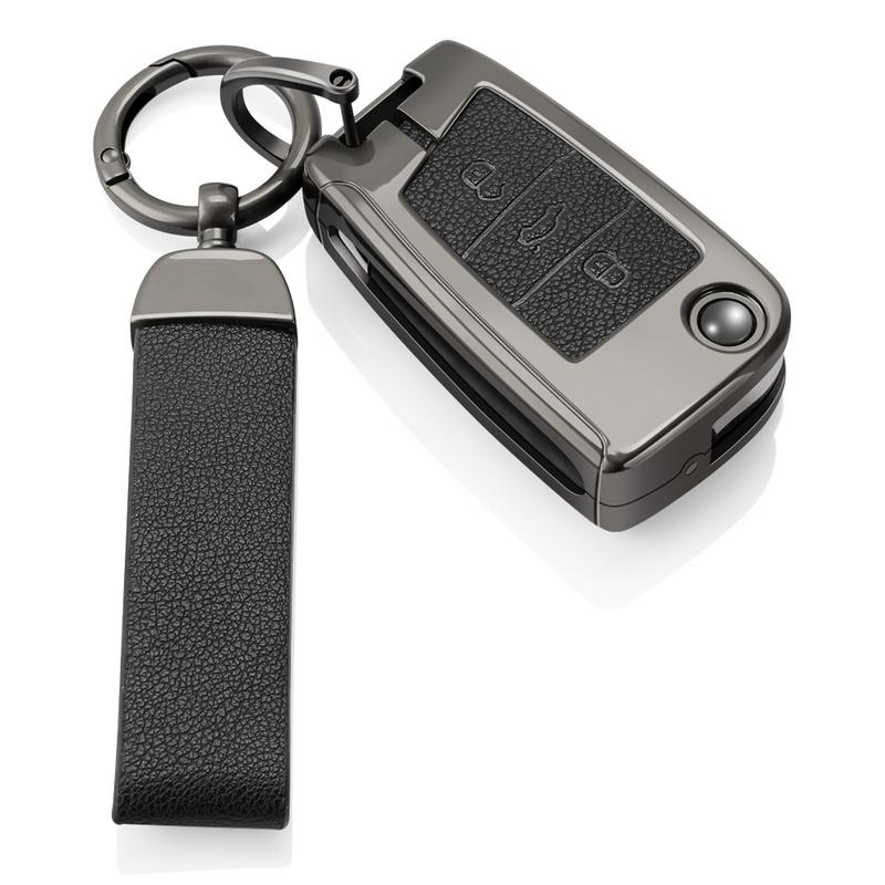 Zinc Alloy For Volkswagen VW Polo Golf 7 Passat Tiguan MK2 Beetle Ateca Caddy T5 Flip Folding Car Key Case Cover Accessories, Car Key Protector
